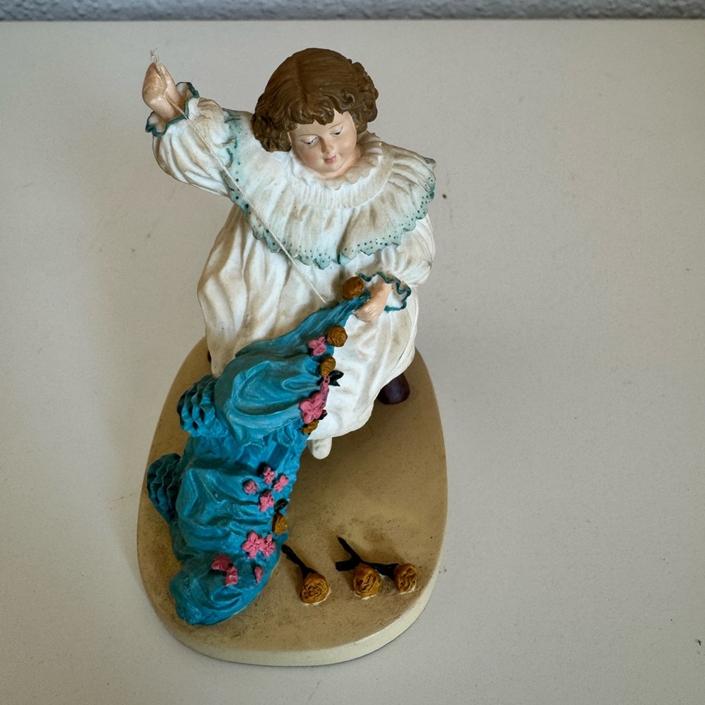 1991 Maud Humphrey Bogart “The Seamstress” part of The Heirloom Series